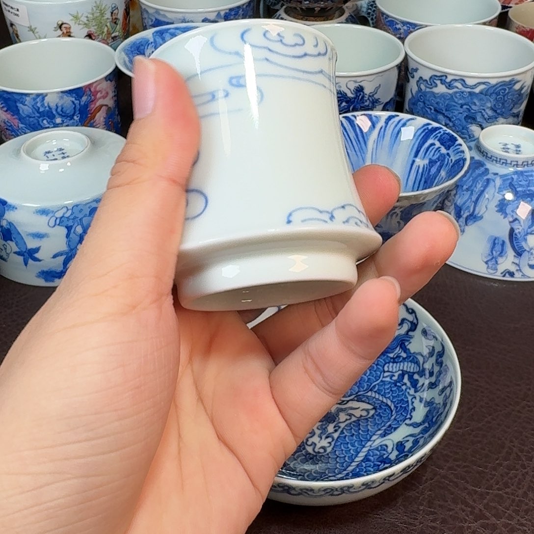 C***c现代景德镇陶瓷盖碗