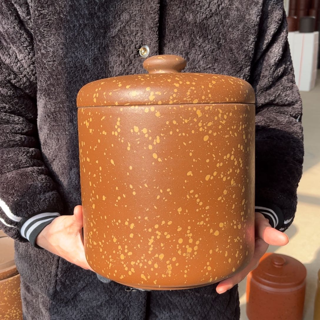 紫砂茶叶罐8 饼茶叶罐
