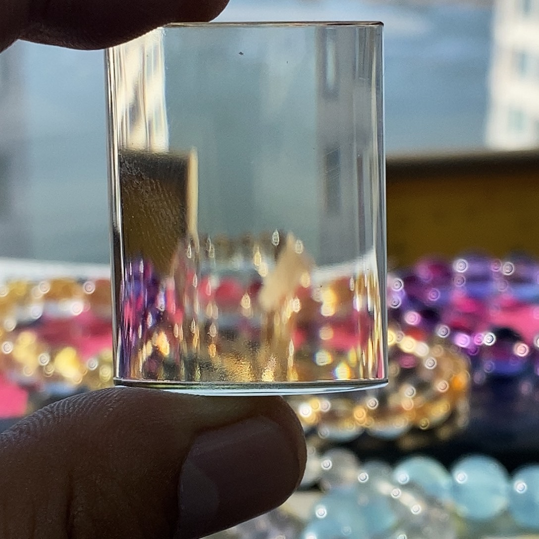 未镶嵌手链水晶巴西黄水晶平安无事牌