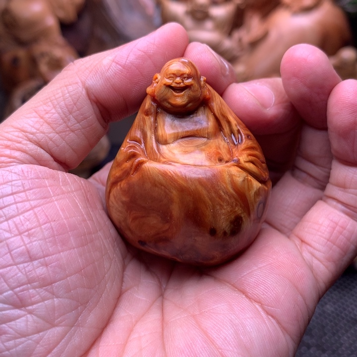 柏木（崖柏）崖柏陈化料手把件