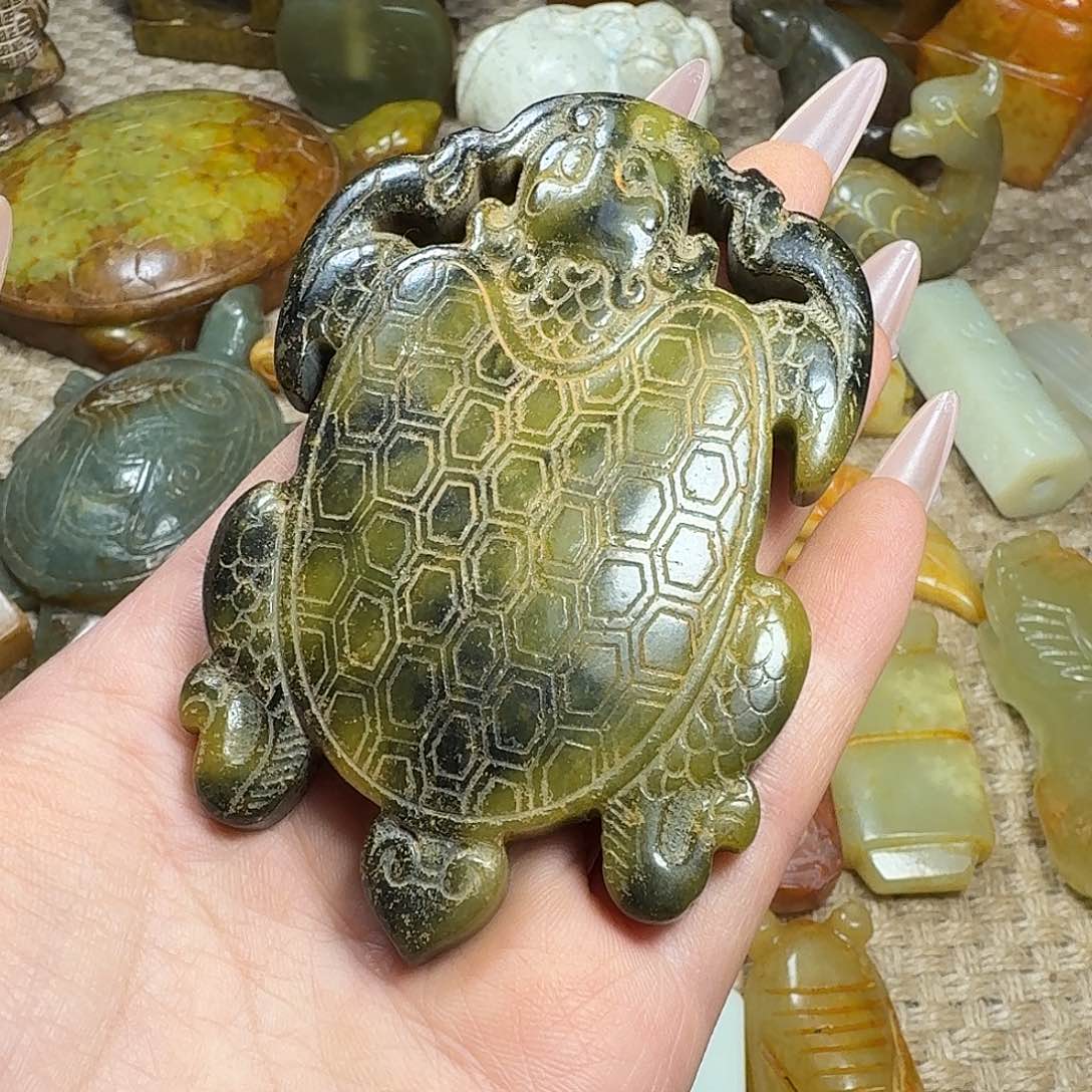 白玉菩提吊坠挂件