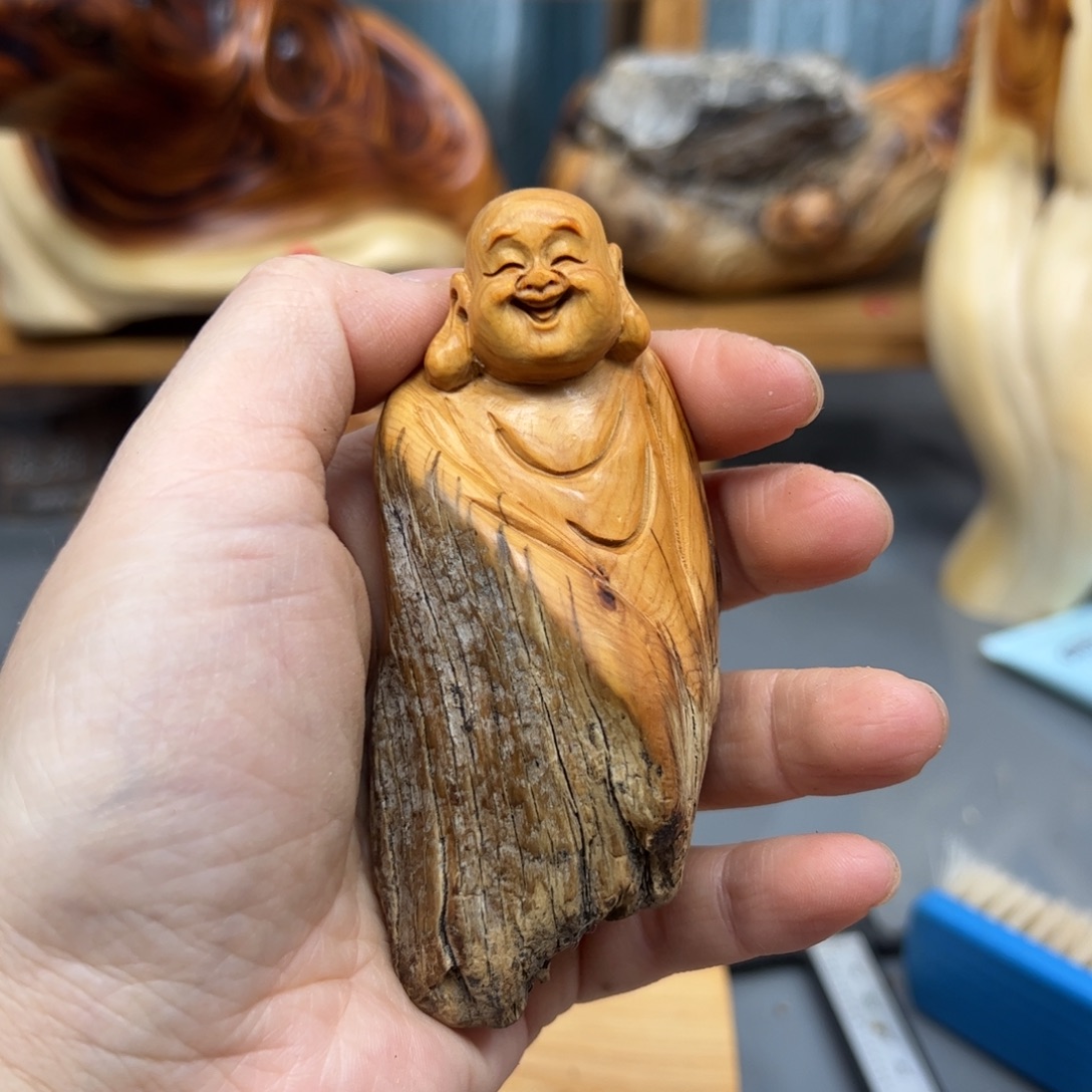 柏木崖柏木摆件手把件，57