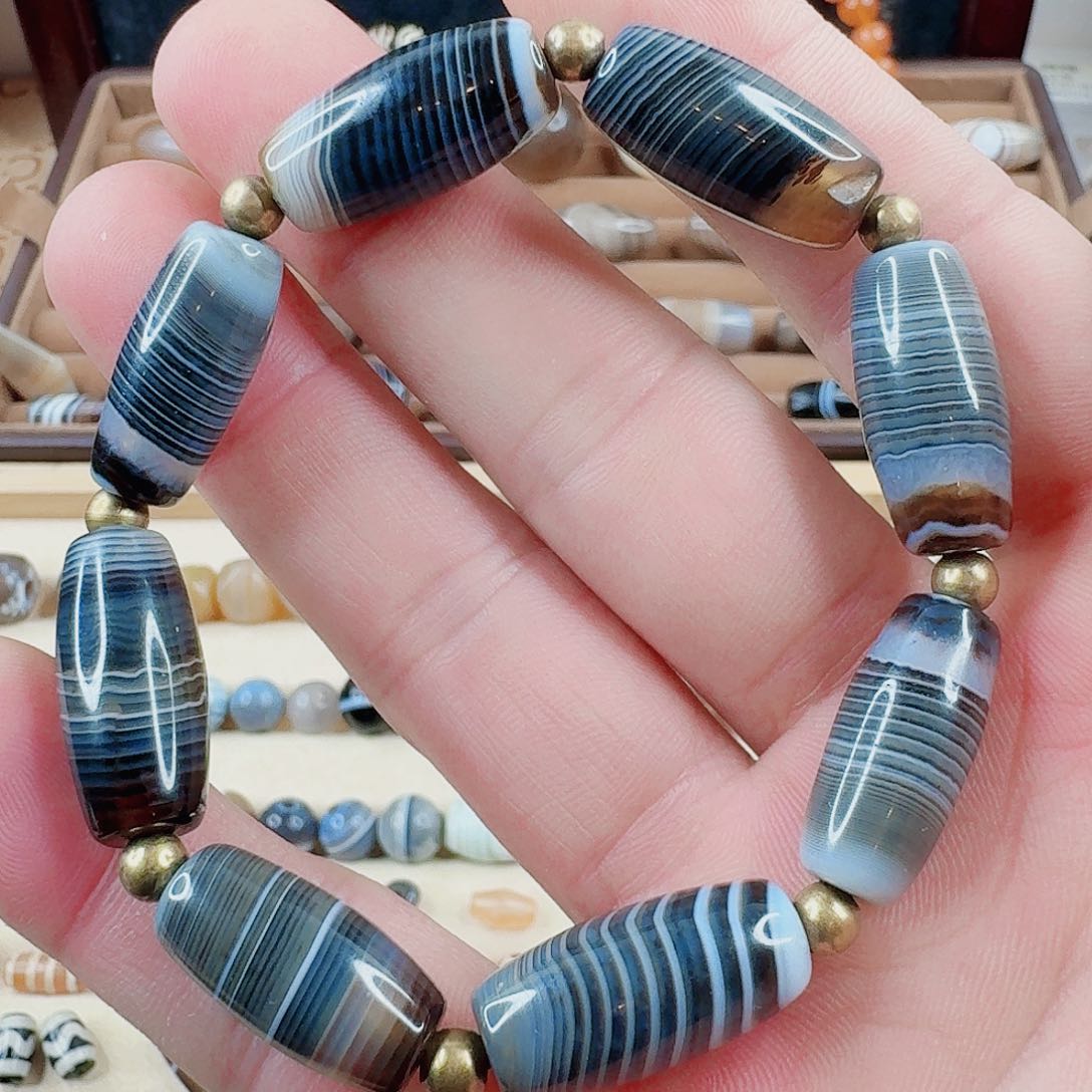 玛瑙/玉髓单珠合金