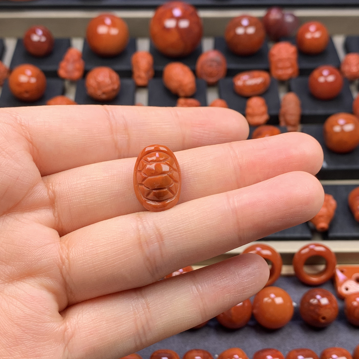 南红玛瑙川料富甲一方12MM+