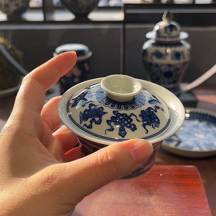 镹曰手工手绘柴窑茶具