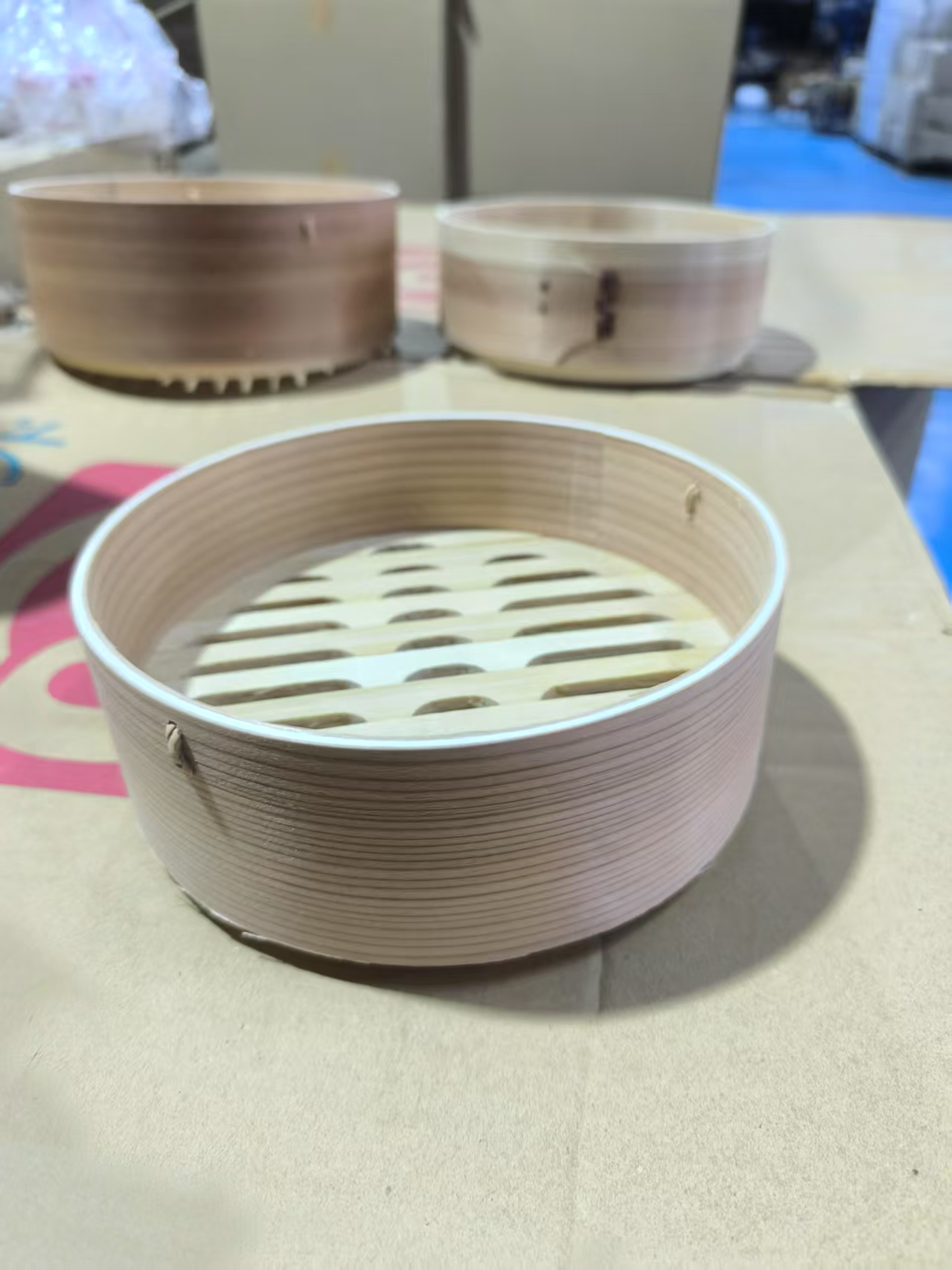 日式竹编蒸架纯手工蒸笼竹木制家用蒸格蒸屉蒸笼