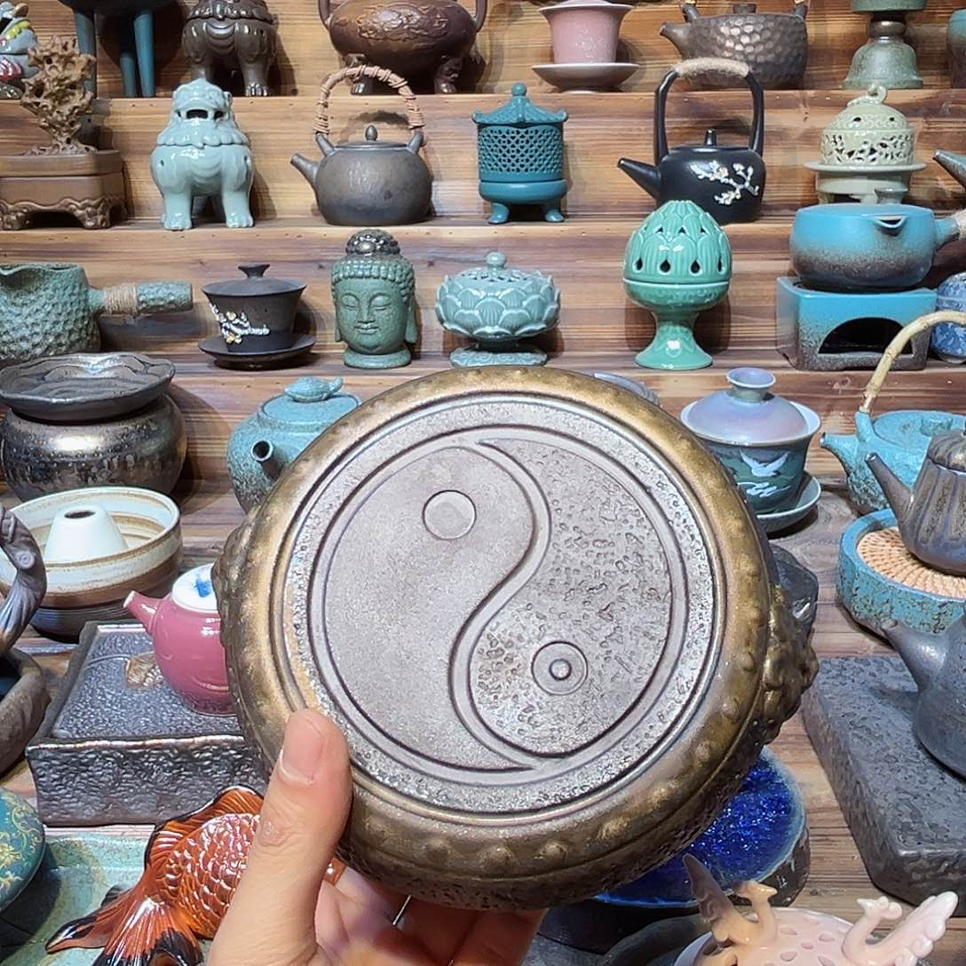 陶瓷香炉茶具摆件