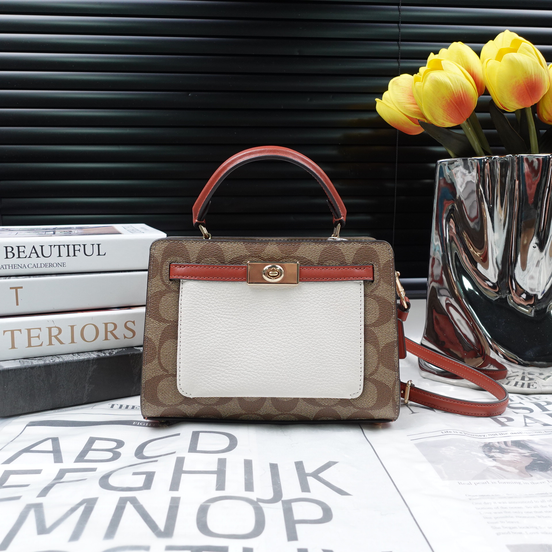 95新 COACH/蔻驰 单肩包/T10336033