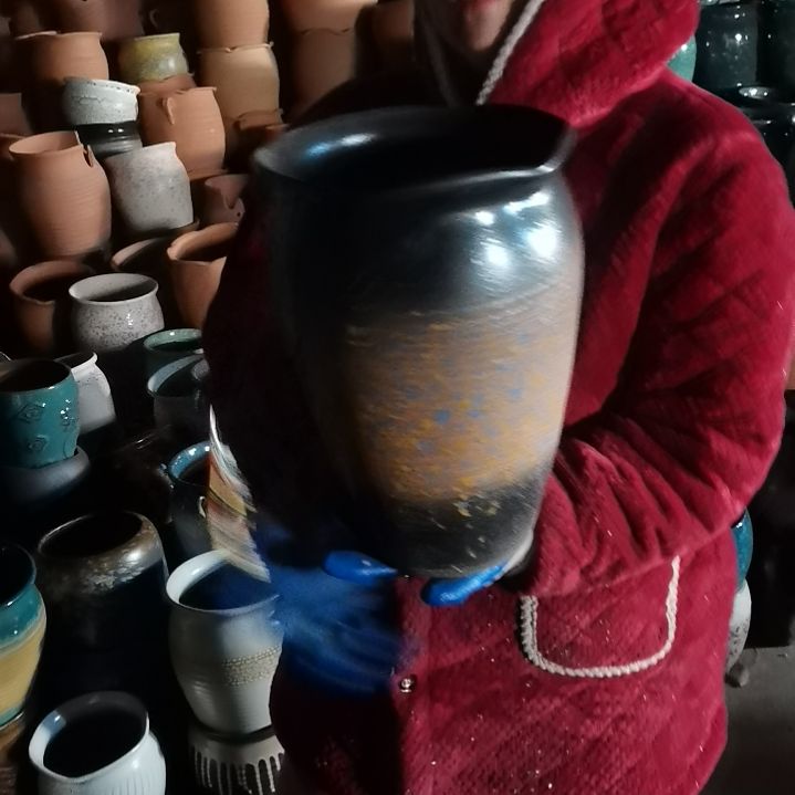 红陶20口31高一个盆子
