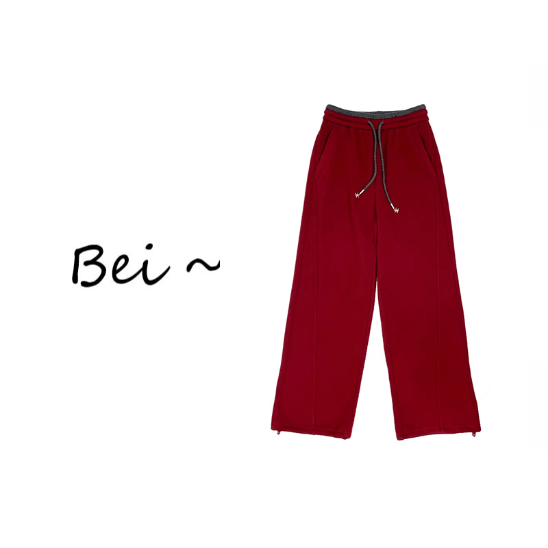 设计师百搭时尚休闲加绒卫裤1568