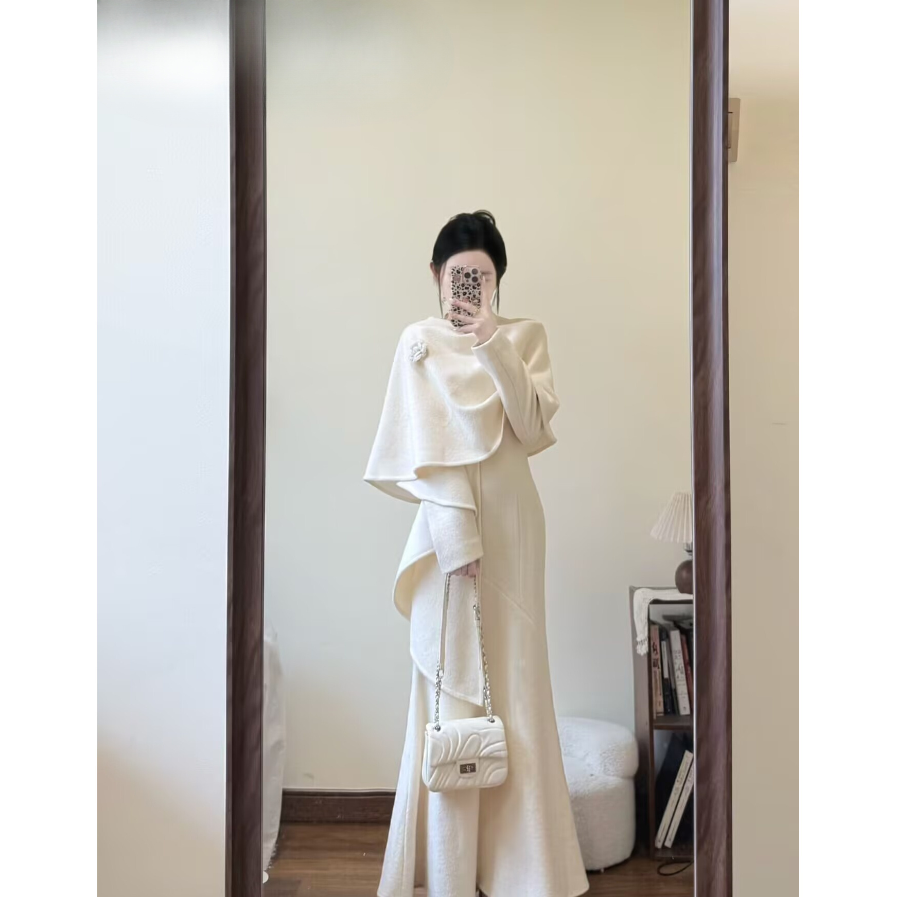 小香风气质收腰长裙子民国风两件套装女秋季新款8262娇