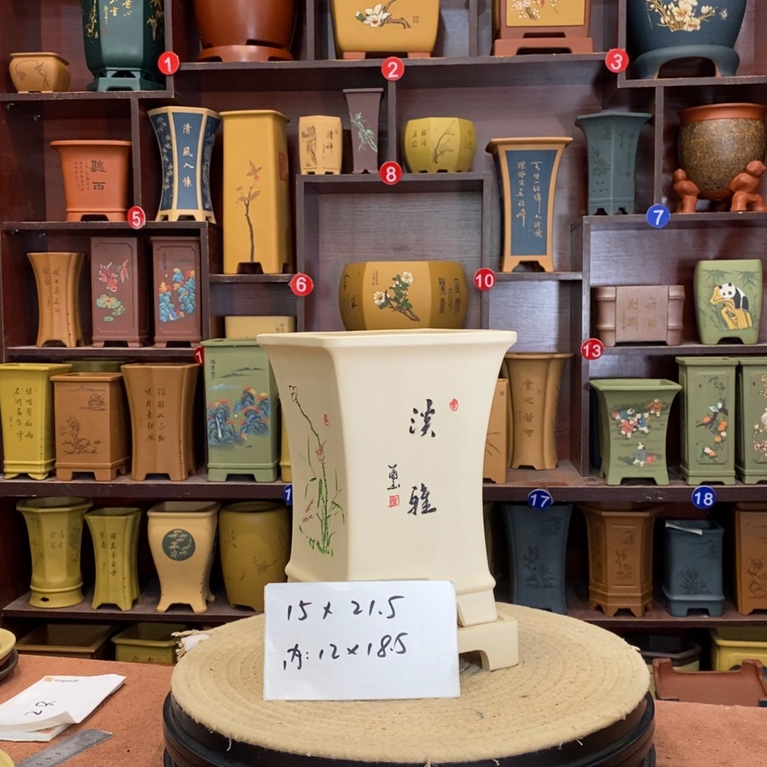 紫砂花盆紫砂花盆