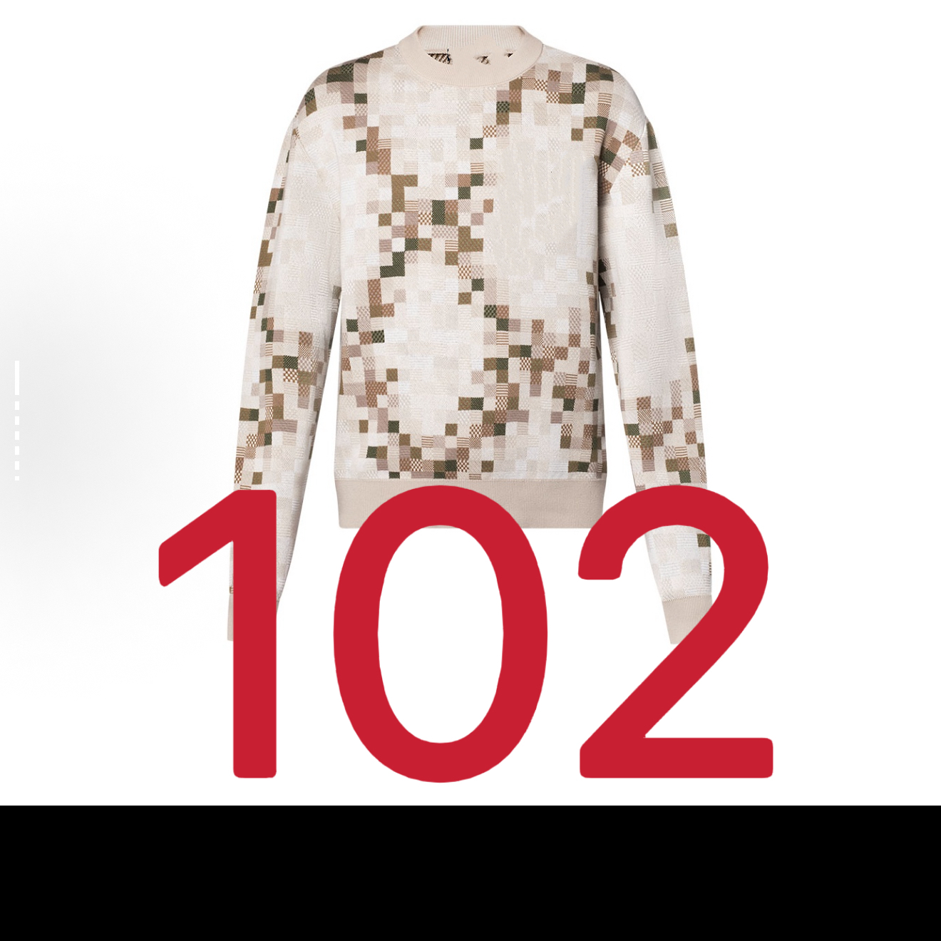 迷彩马赛克毛衣 102