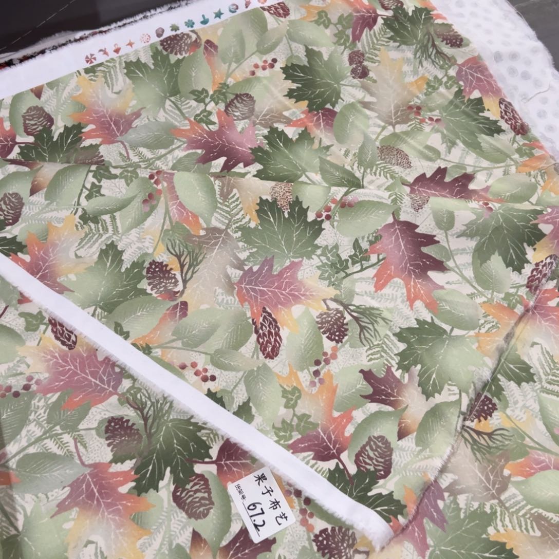 一米价品牌原单纯棉平布1.1米宽果子布艺67区