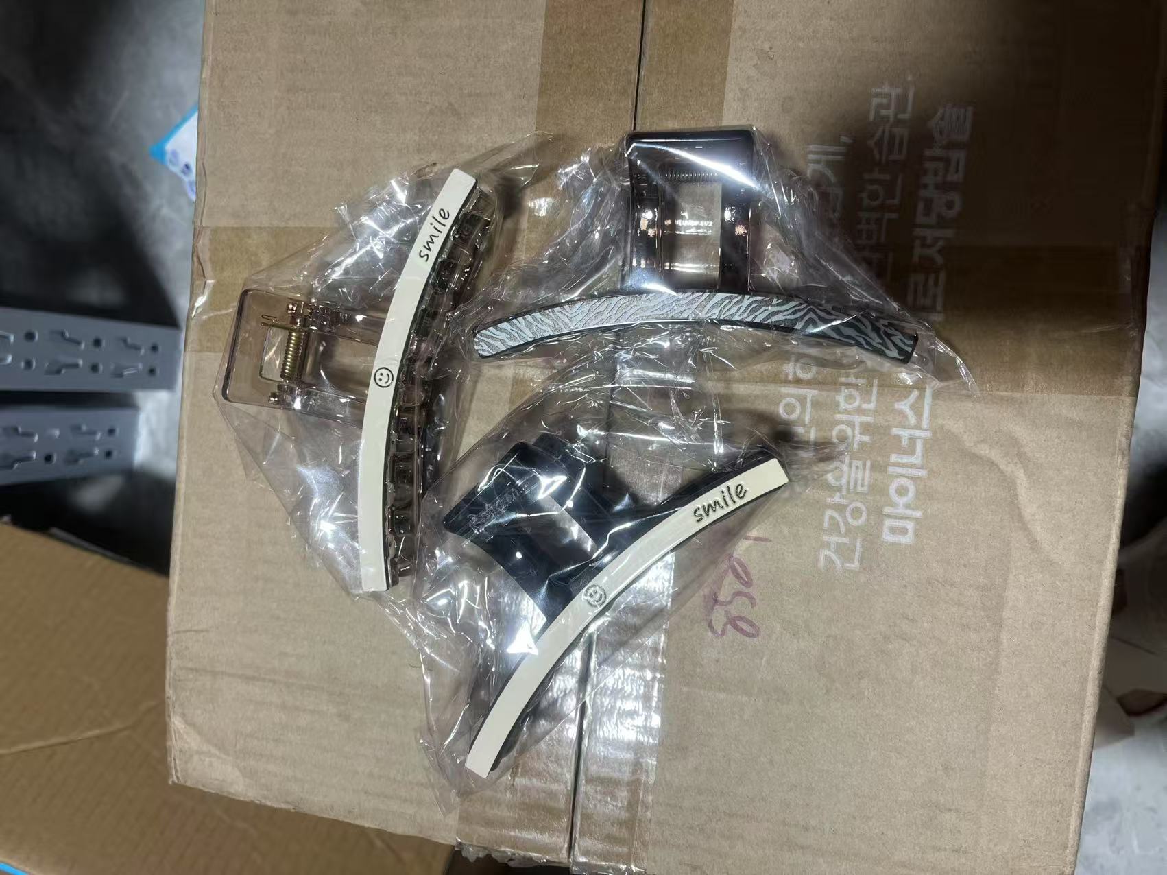 笑脸 带装饰气质发夹