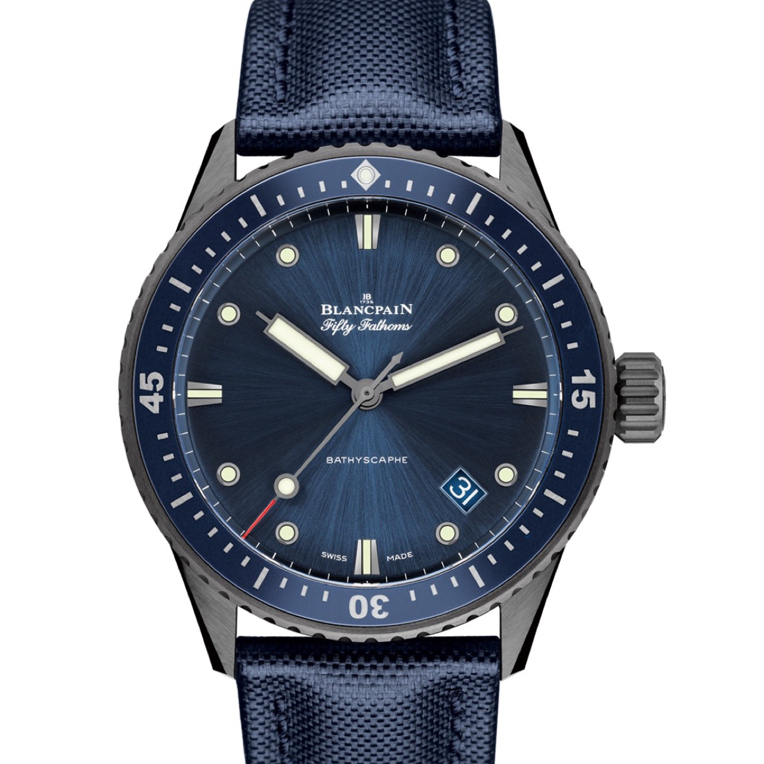 99新 Blancpain Fifty Fathoms 5000 0240 O52A Automatik 