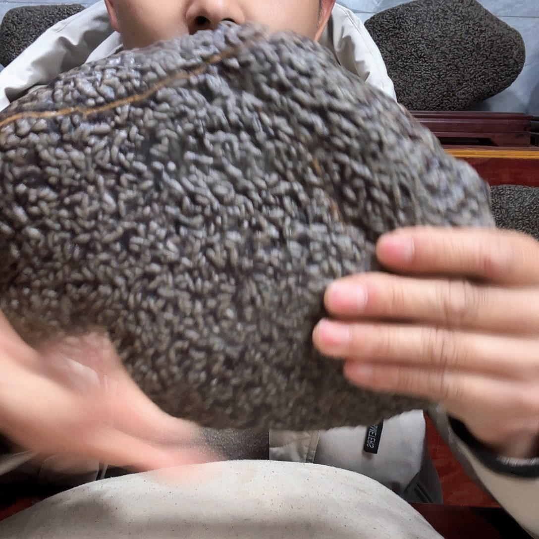 喵***天然原石米粒石摆件