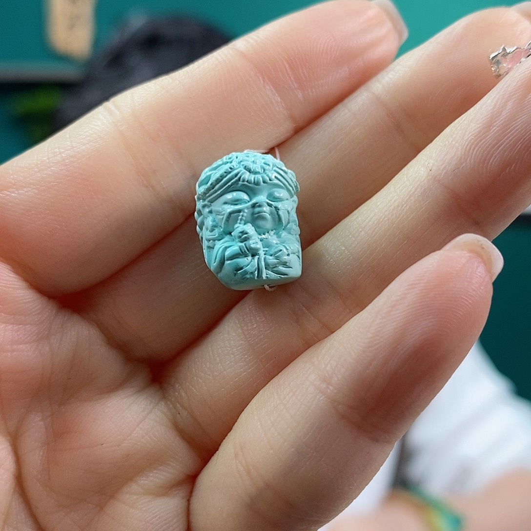 绿松石珠宝奇石未镶嵌