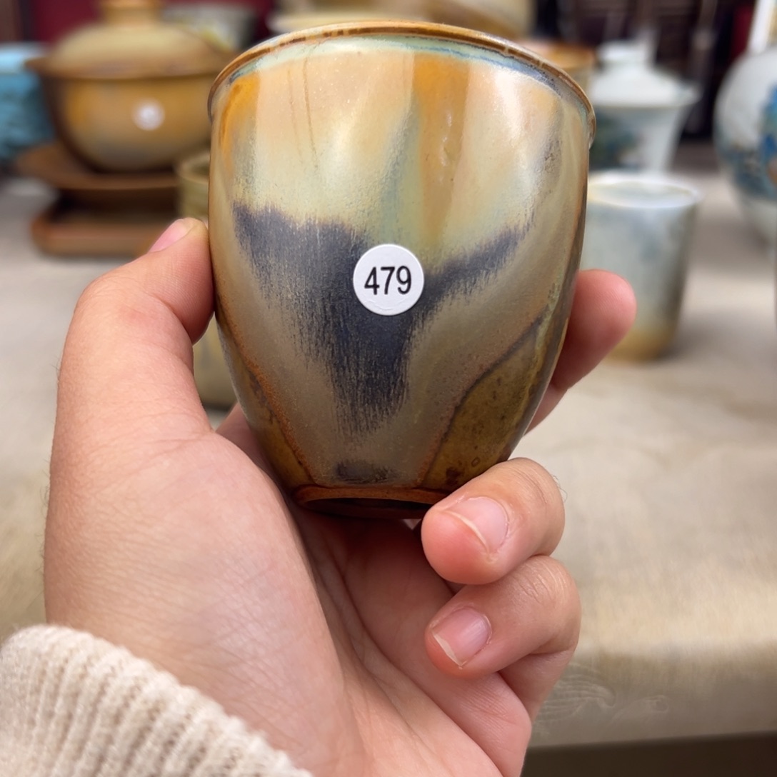 杯纯手工柴烧主人杯