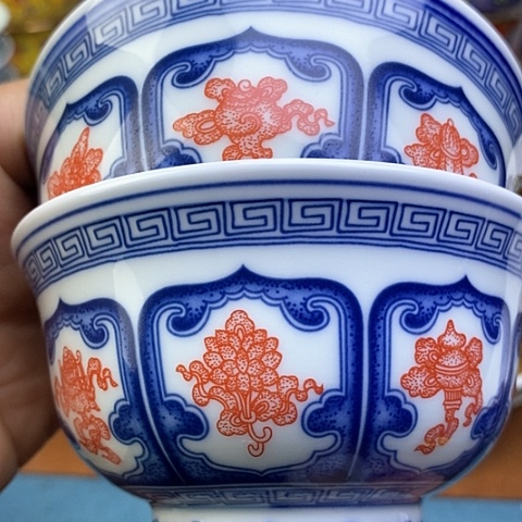 景德镇陶瓷藏式茶碗