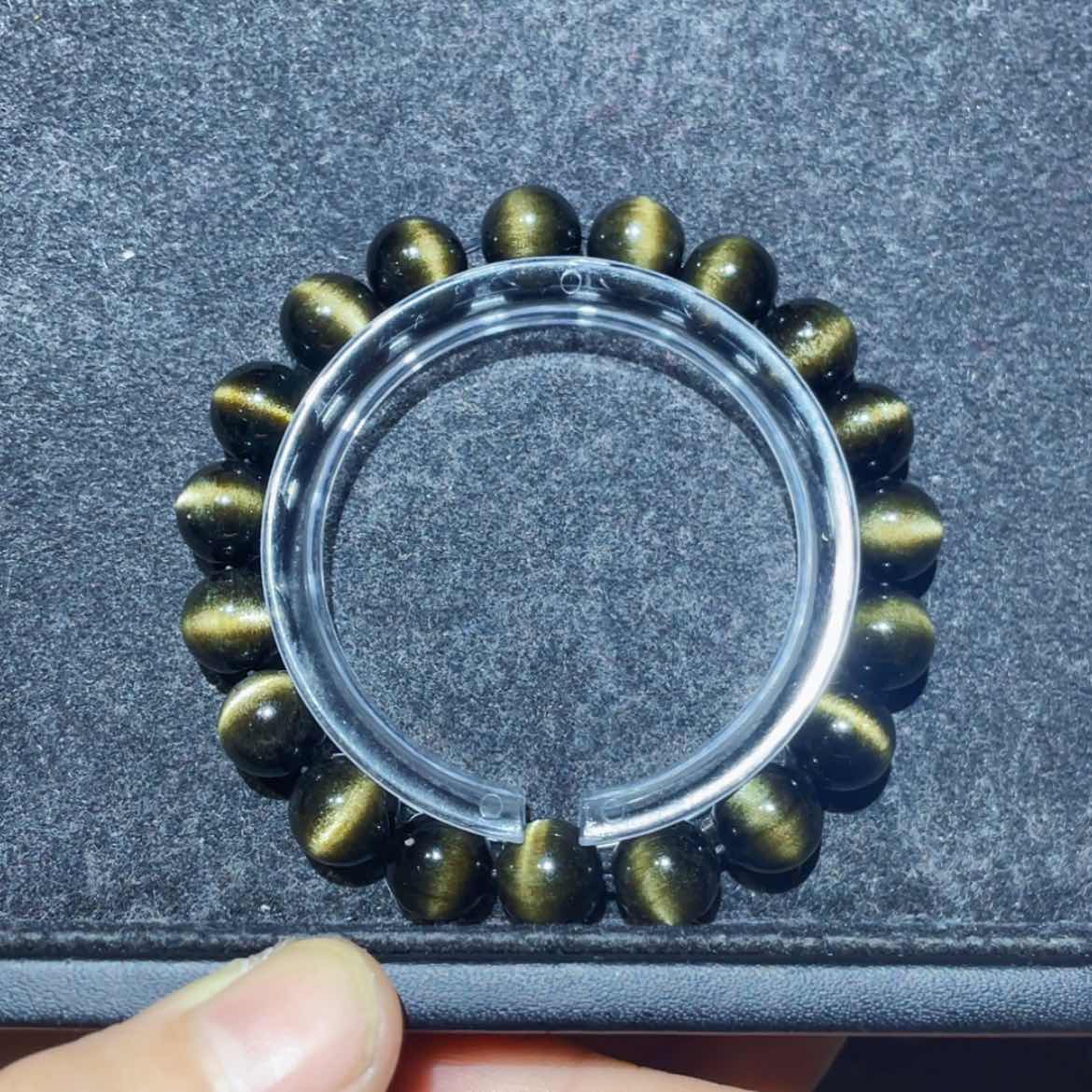 【闪购商品】黑曜岩手链未镶嵌L****）