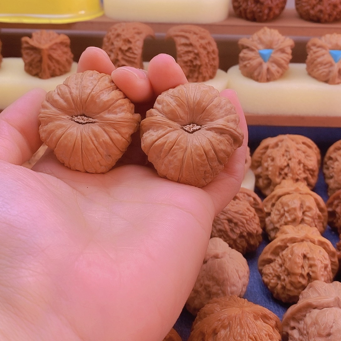 41➕南瓜墩文玩核桃白茬