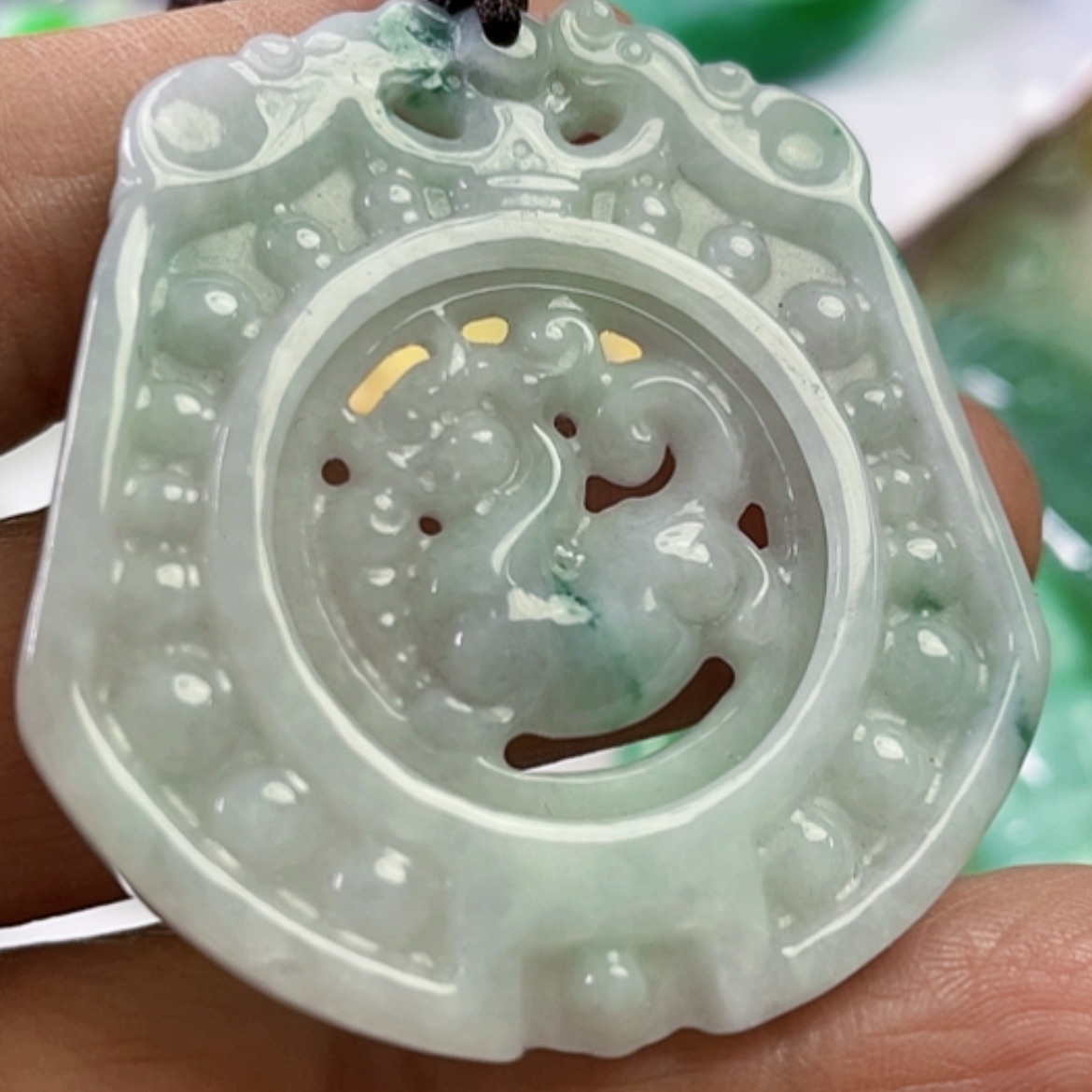 【闪购商品】翡翠项链未镶嵌天然翡翠吊坠