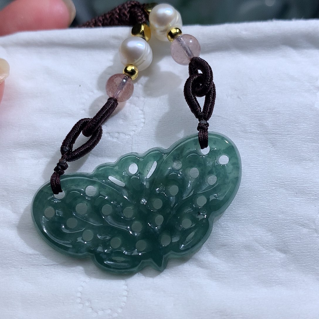 翡翠未镶嵌颈饰860