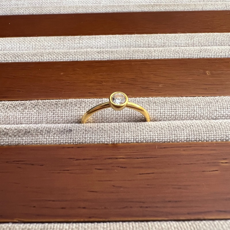 克重0.4 12号 泡泡6D戒指 足金999