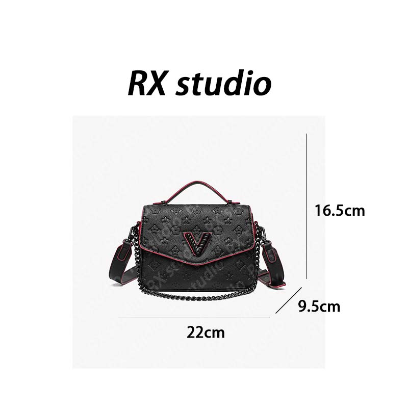 【南沙瑞熙】RC-25569-黑色-轻奢小众设计感时尚百搭女士包包