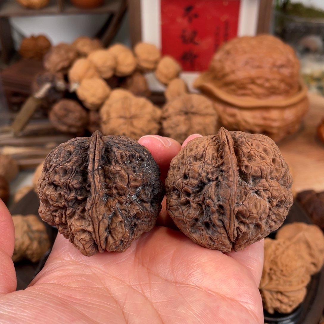 文玩核桃把件金刚佛手41尺