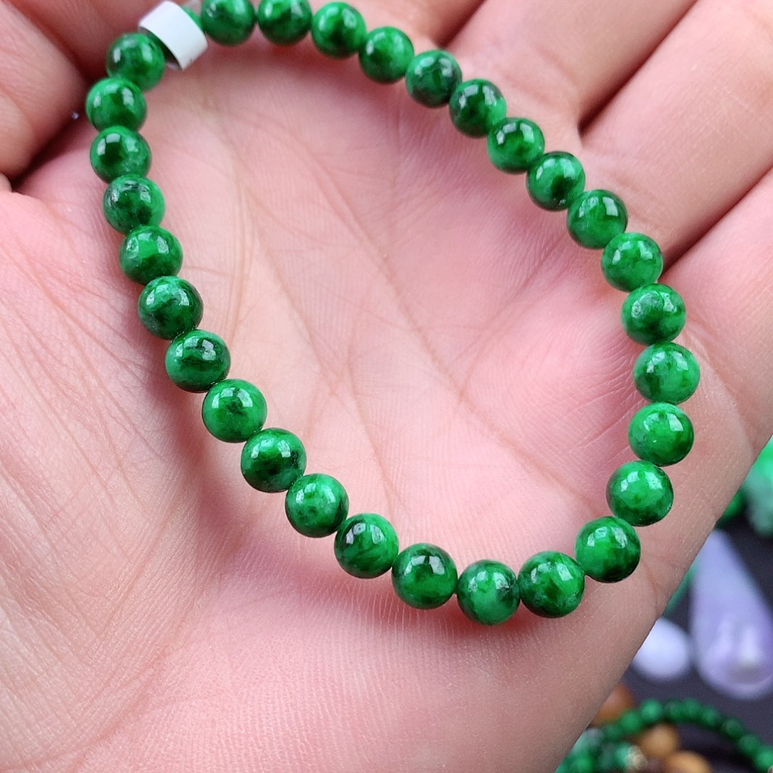 未镶嵌手链翡翠手串