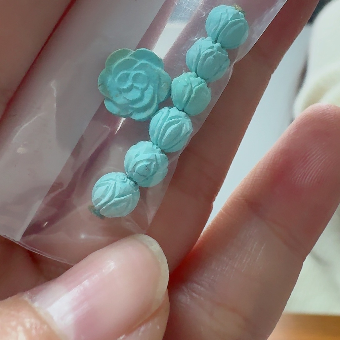 绿松石珠宝奇石未镶嵌