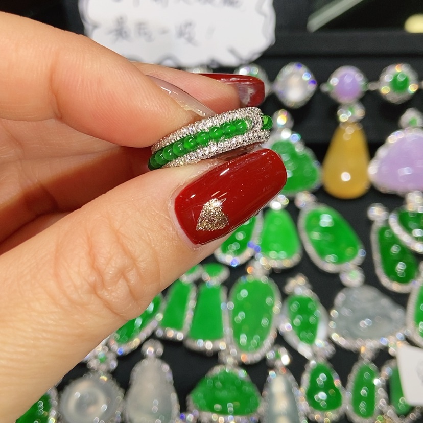 【闪购商品】翡翠戒指未镶嵌天然翡翠