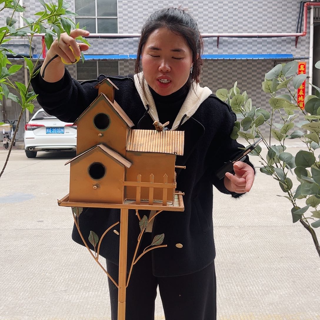 【闪购商品】无铅玻璃花园摆件&000&