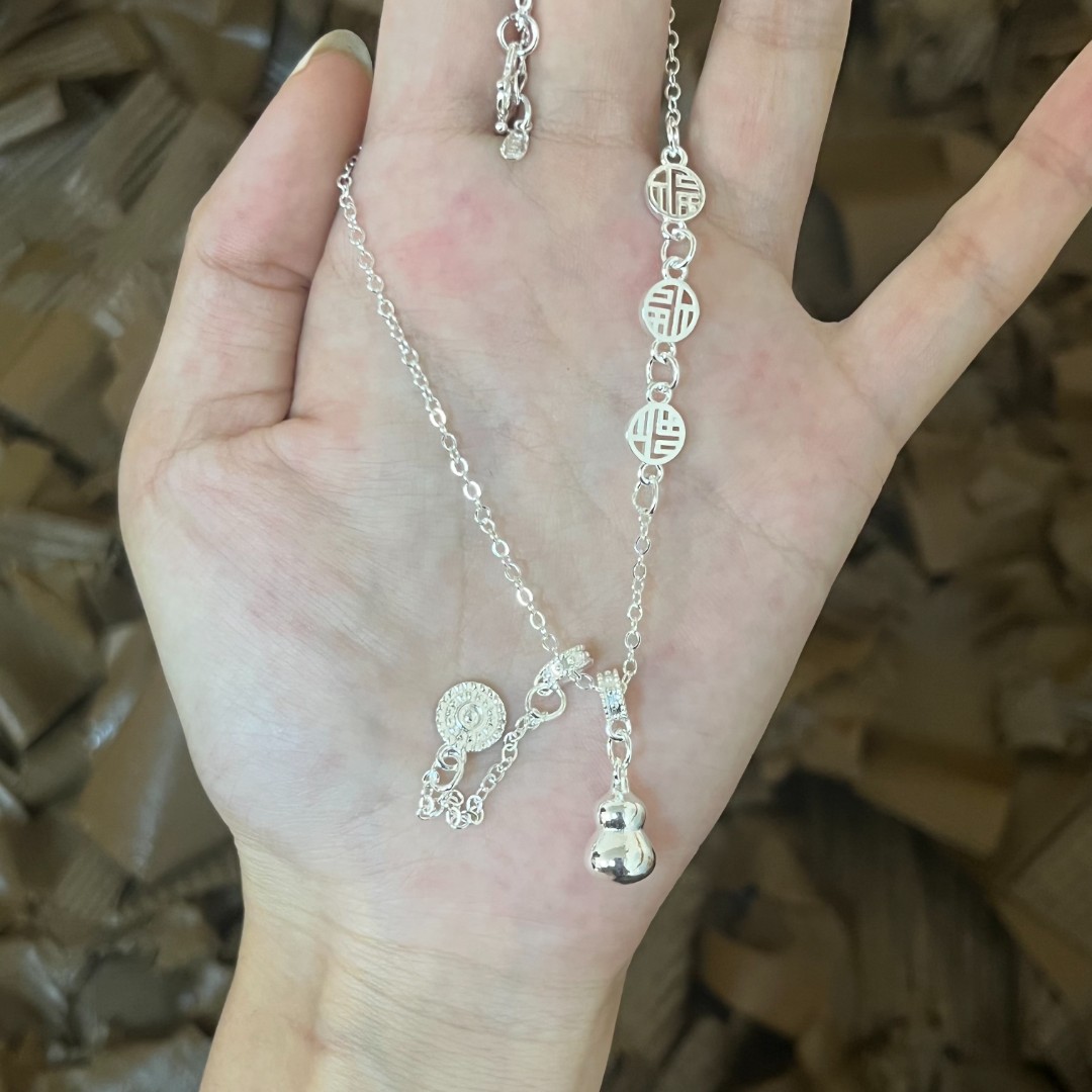 足银手镯 精品银手链（无礼盒） S376