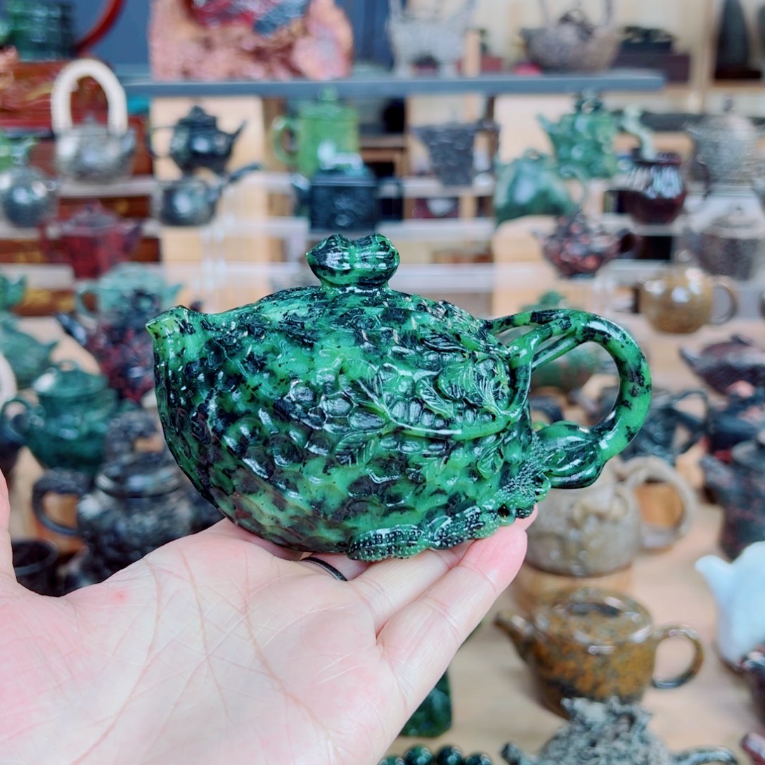 茶恐惧系列天然石材荷*