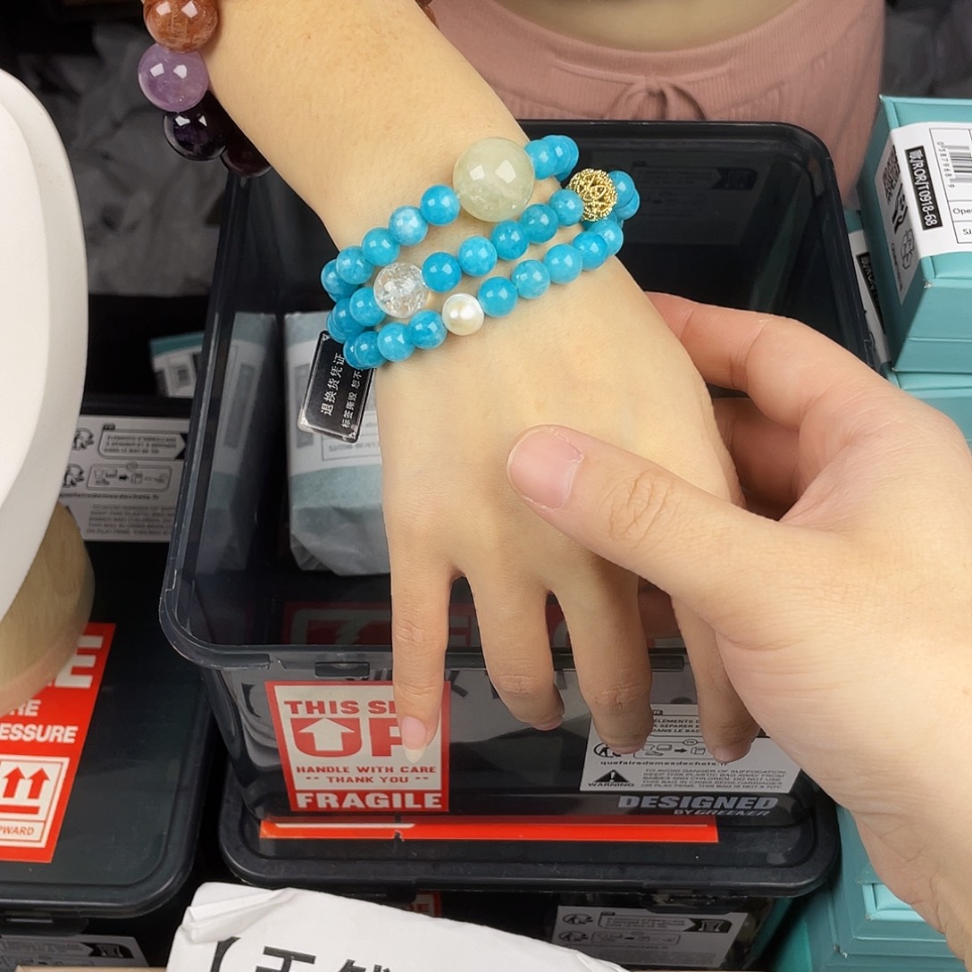 手链水晶银S925镶嵌