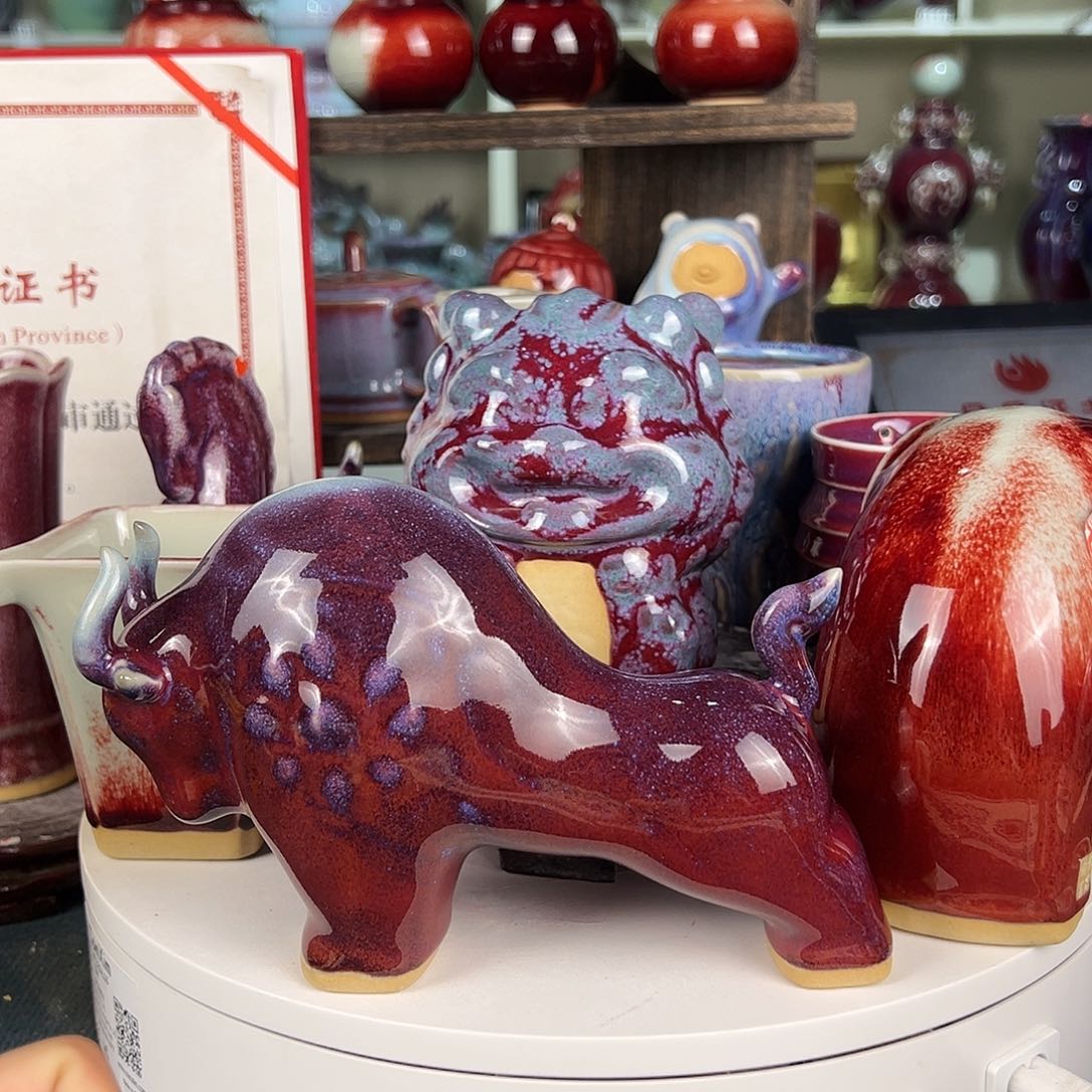 摆件郑家钧窑摆件