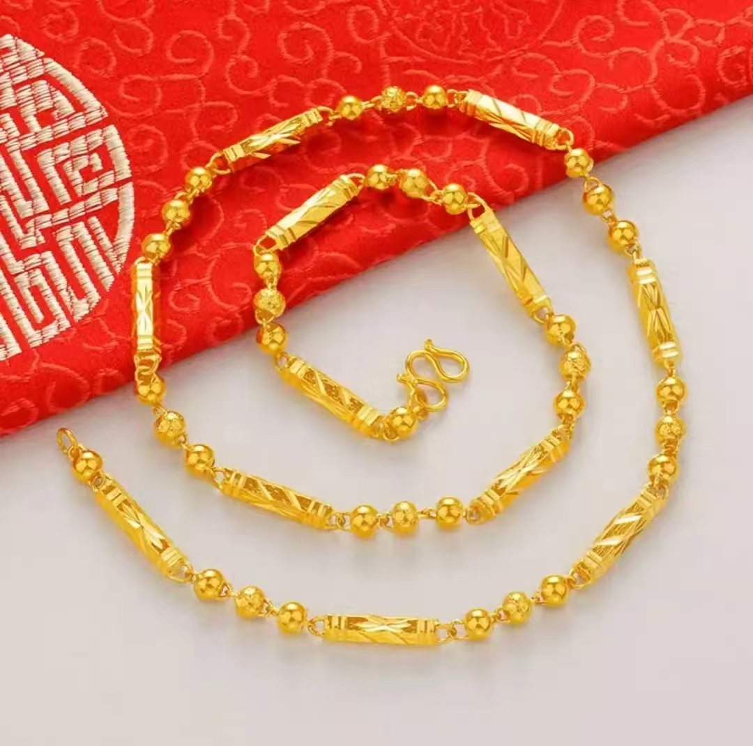 合金项链 2025爆款【精工六角项链】时尚气质 百搭潮流 轻奢大气款