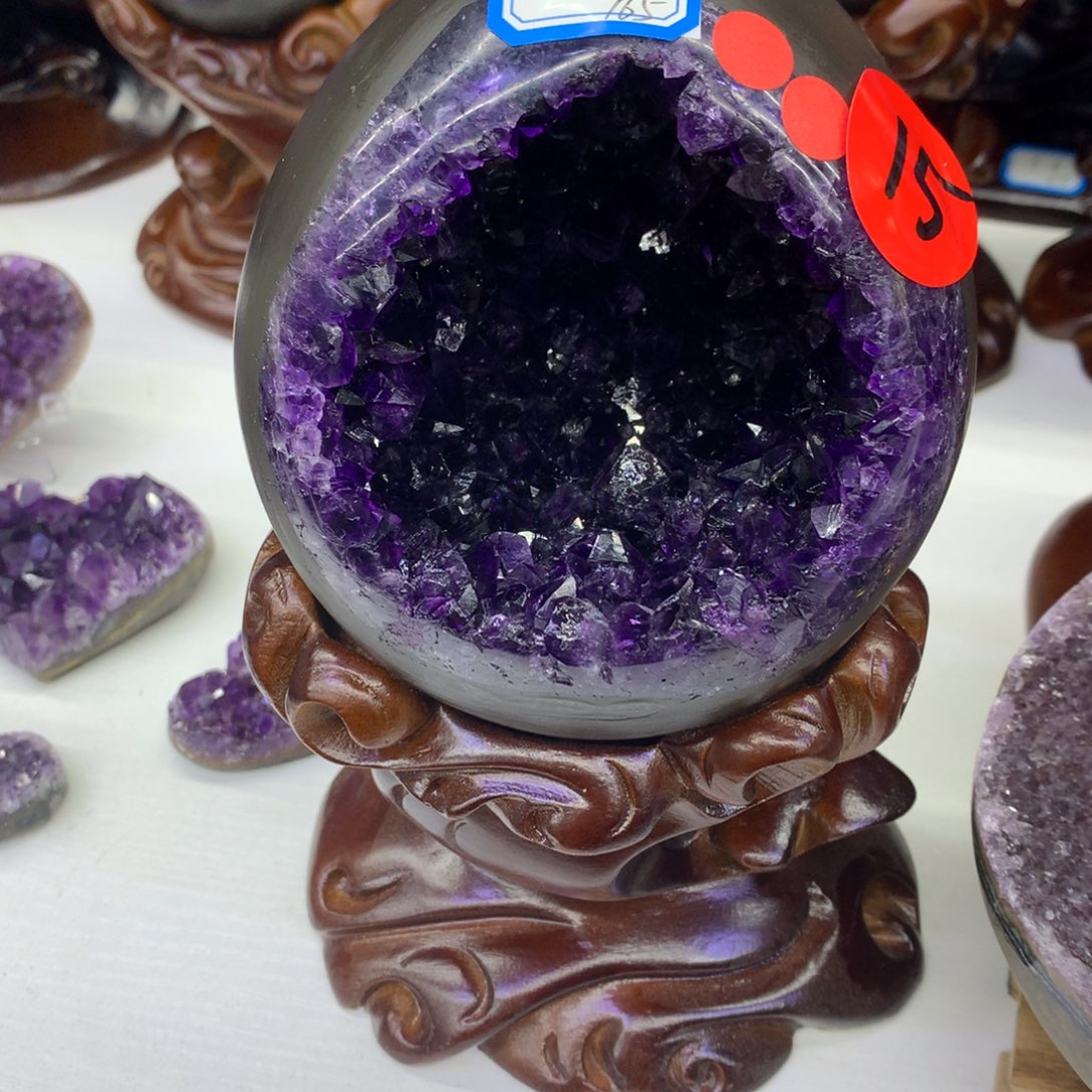 摆件未镶嵌紫晶好好