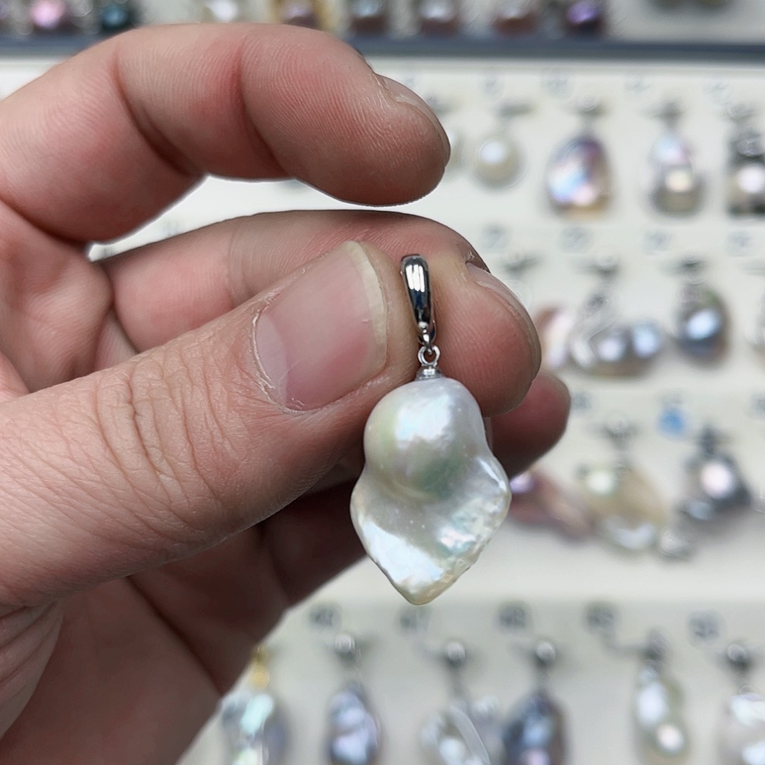 淡水珍珠吊坠(不含链)未镶嵌10