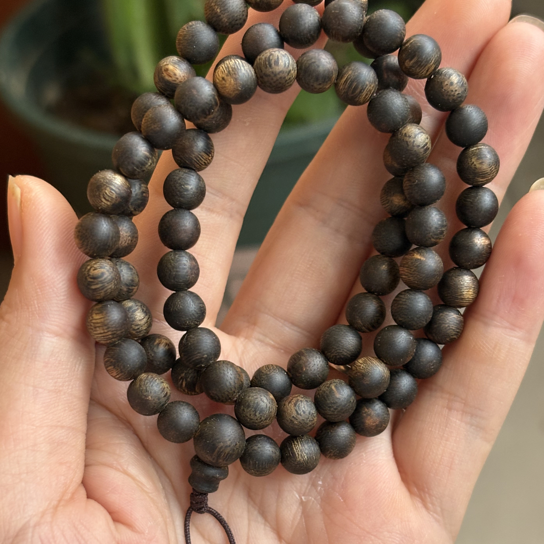 沉香沉水手串，毕业级，卡7，3圈，一物一拍