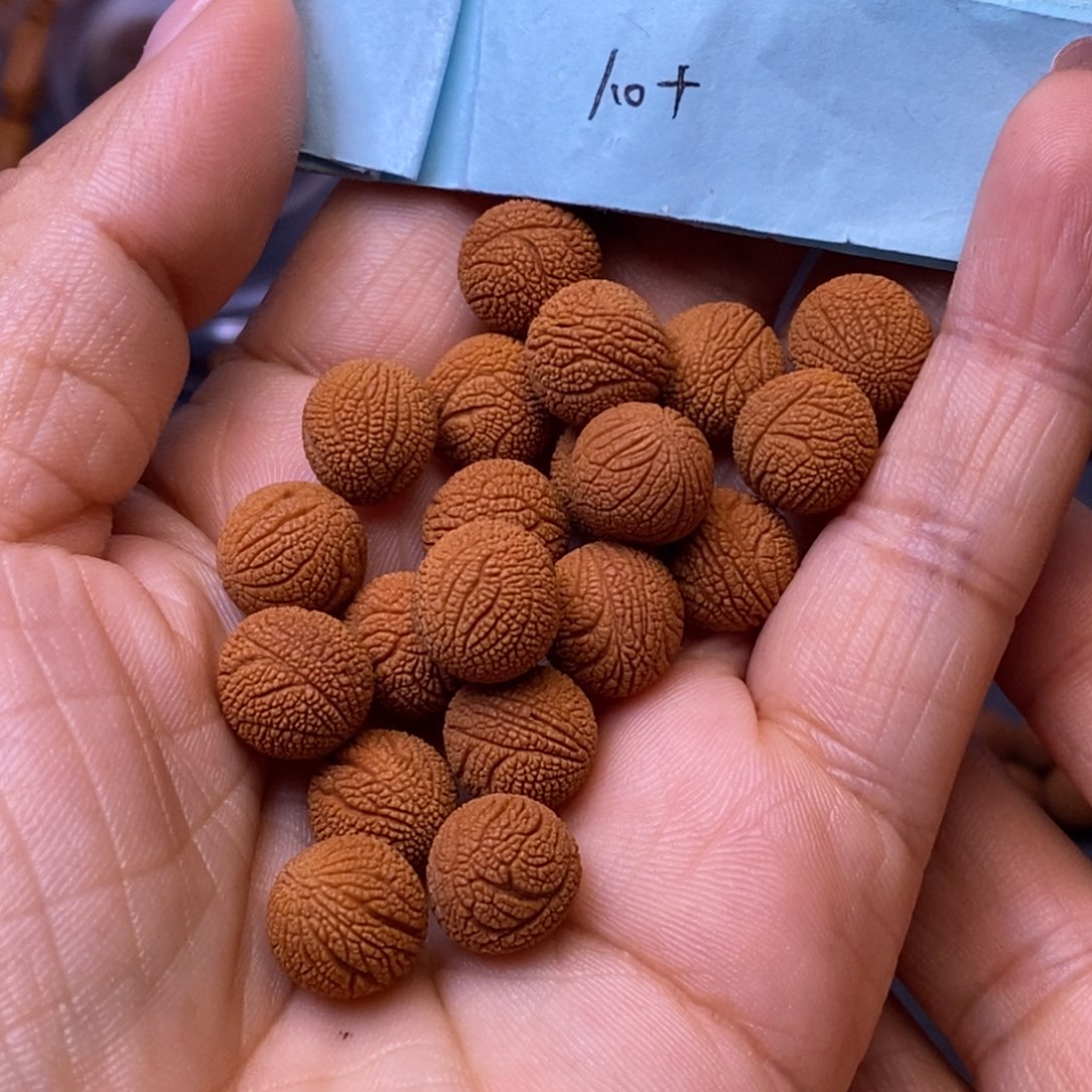 秦岭龙纹桃核21颗