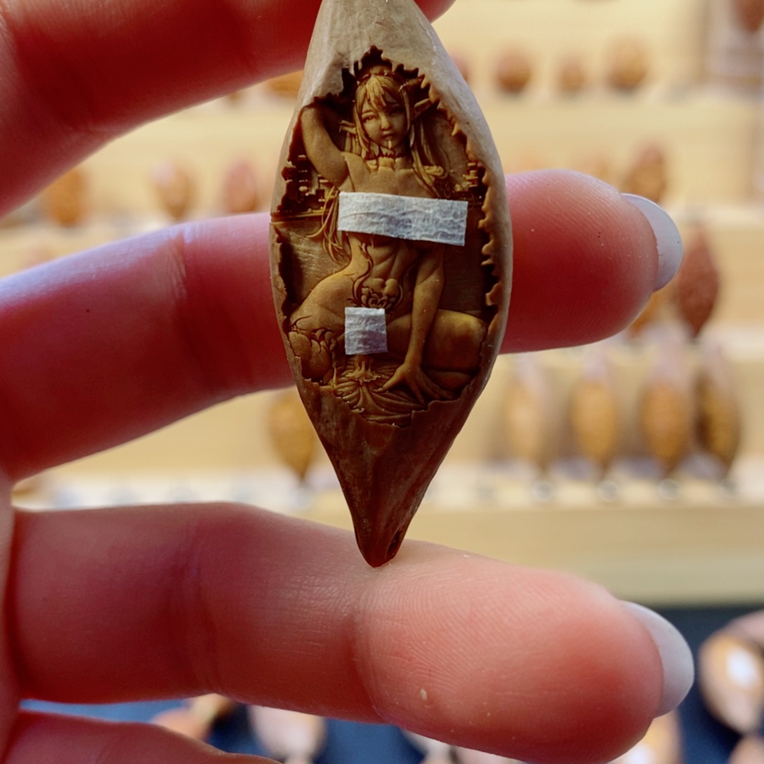 手串/手链橄榄核原皮精灵美女