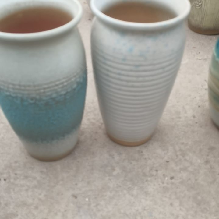 红陶口14高26“两个盆子”