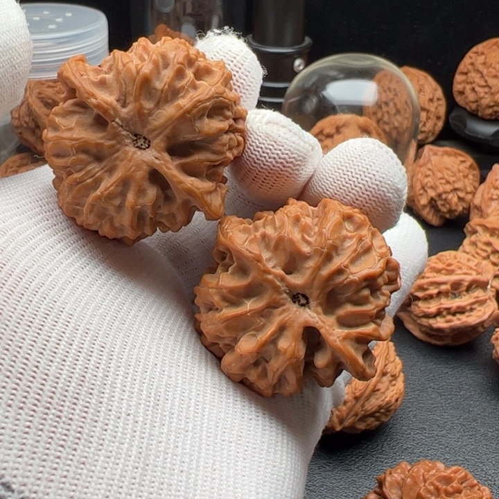 文玩核桃把件40全品苹果