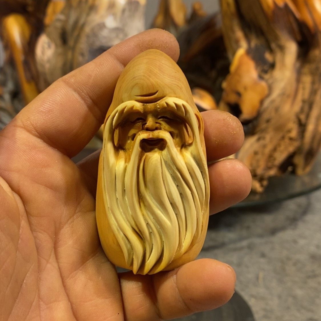 【闪购商品】柏木（崖柏）根雕木雕工艺品摆件家居手把件