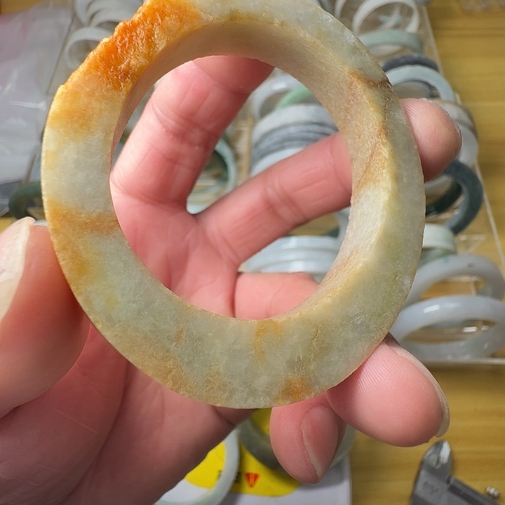 定制翡翠3005黄翡贵妃未镶嵌