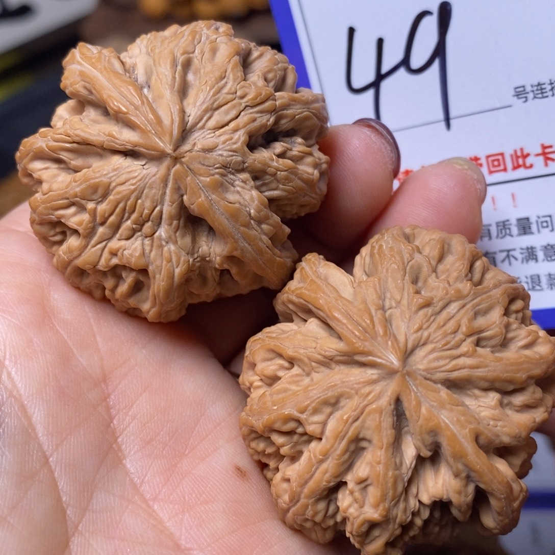 文玩核桃把件46粗筋49全